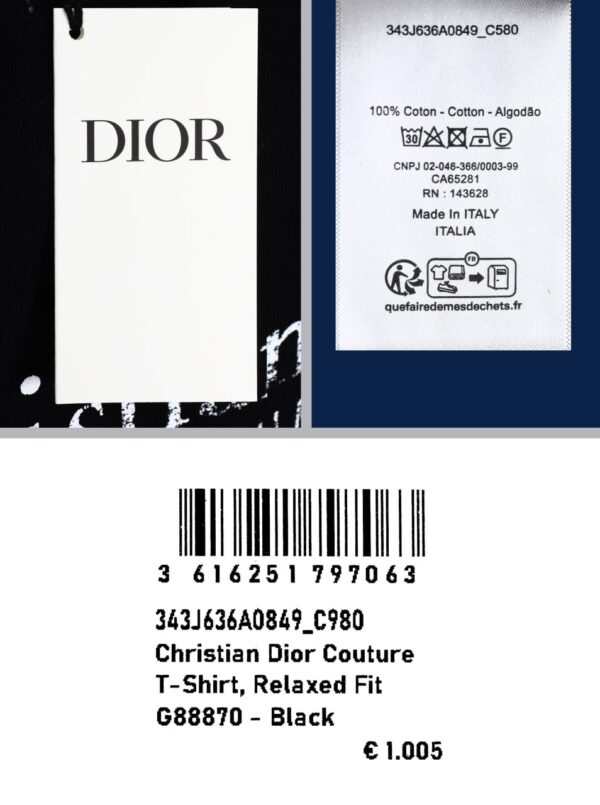 DIOR TSHIRT | Black
