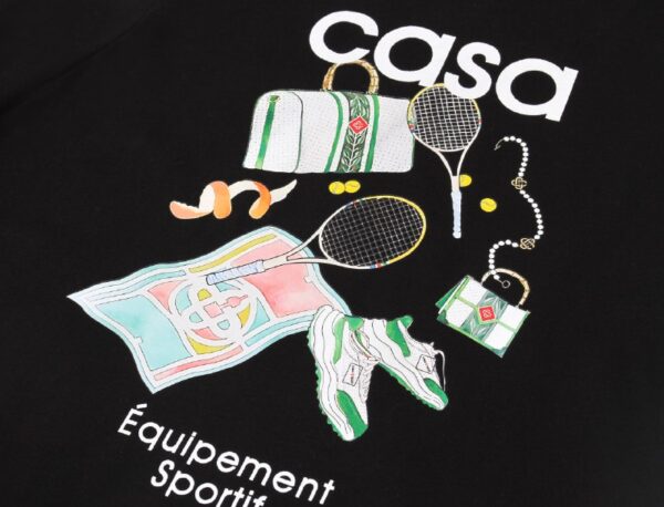 CASABLANCA TSHIRT | Black