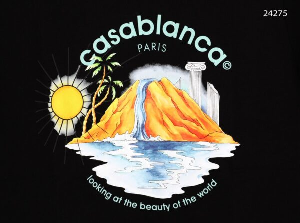 CASABLANCA TSHIRT | Black