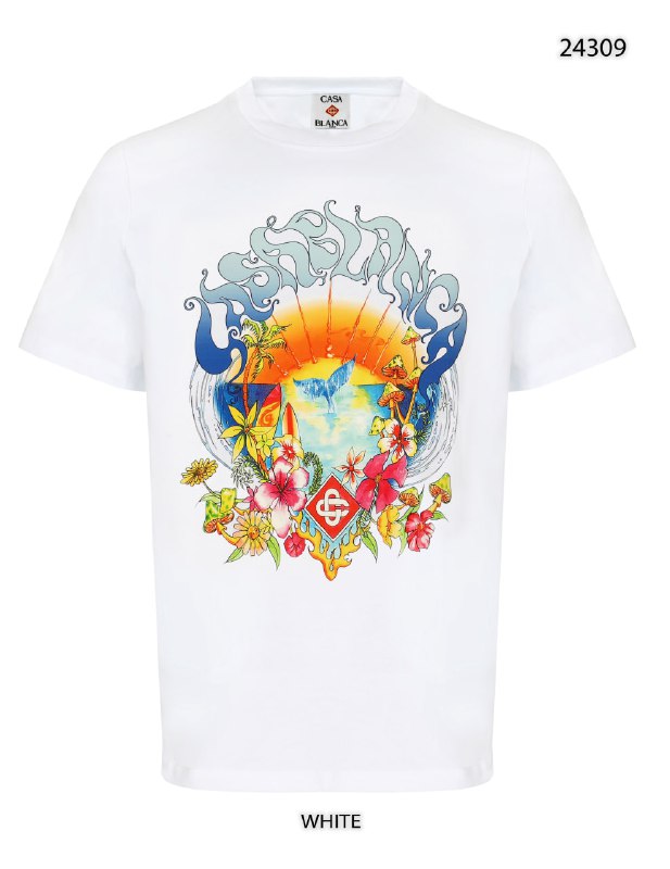 CASABLANCA TSHIRT | White