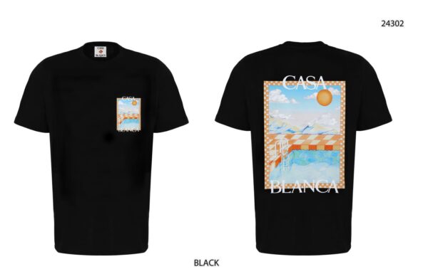 CASABLANCA TSHIRT | Black