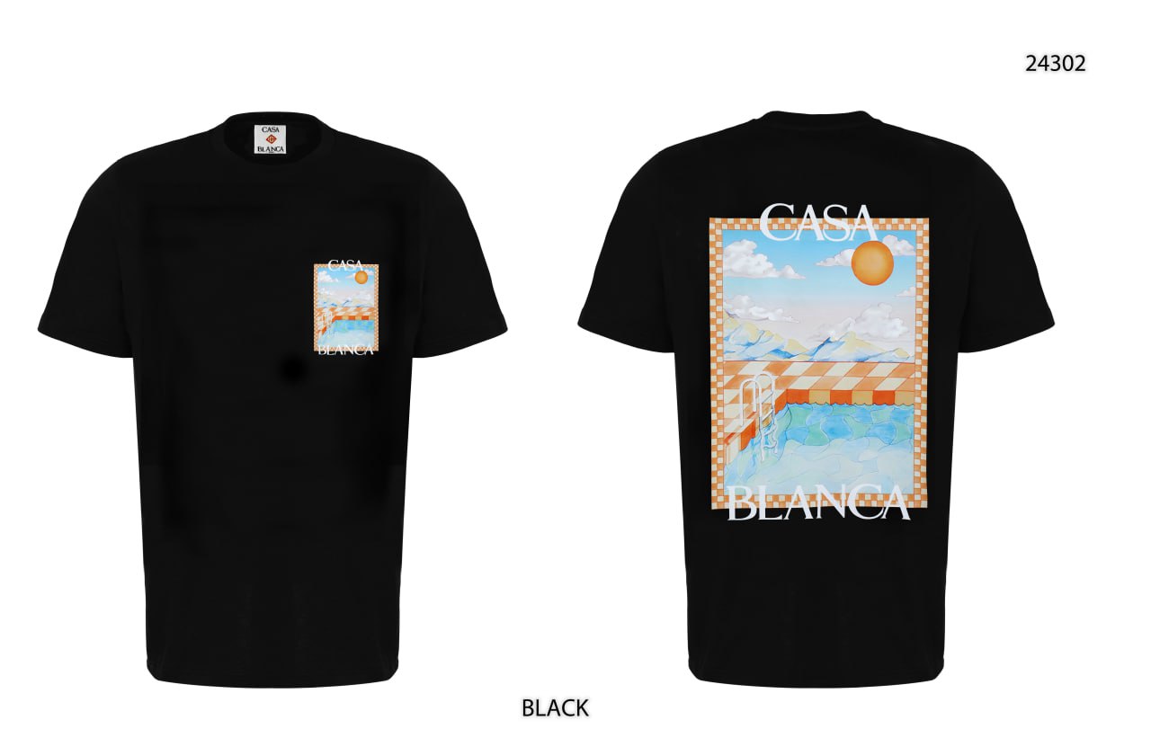 CASABLANCA TSHIRT | Black - Afbeelding 4