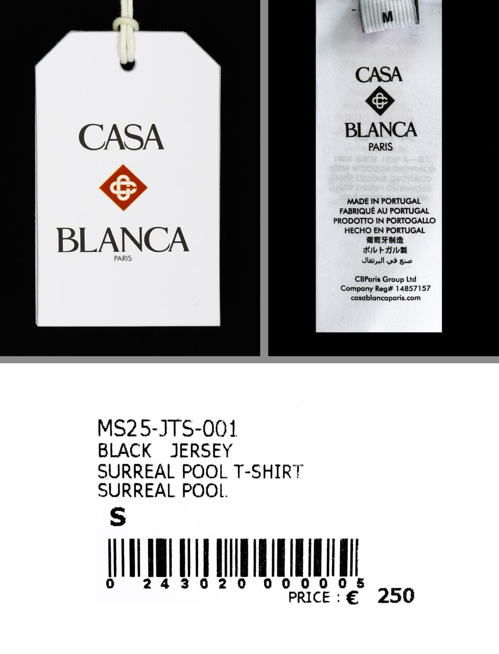 CASABLANCA TSHIRT | Black - Afbeelding 6