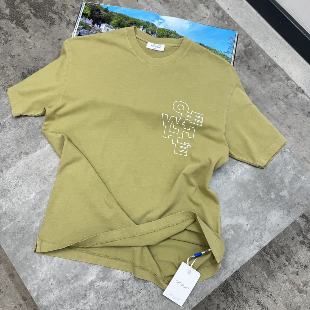 OFF WHITE TSHIRT | Green - Afbeelding 3