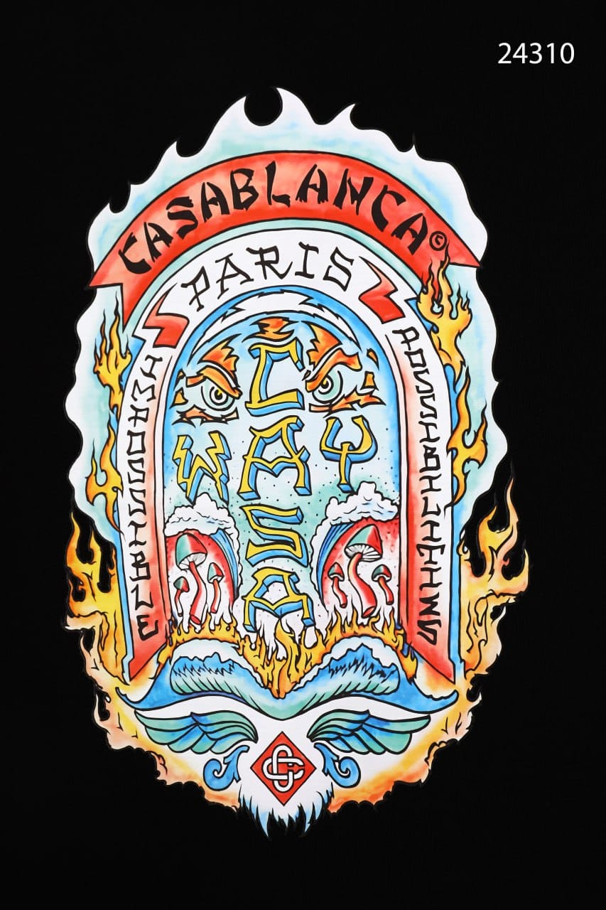 CASABLANCA TSHIRT | Black - Afbeelding 4