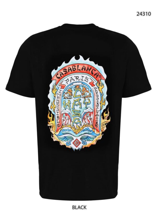 CASABLANCA TSHIRT | Black