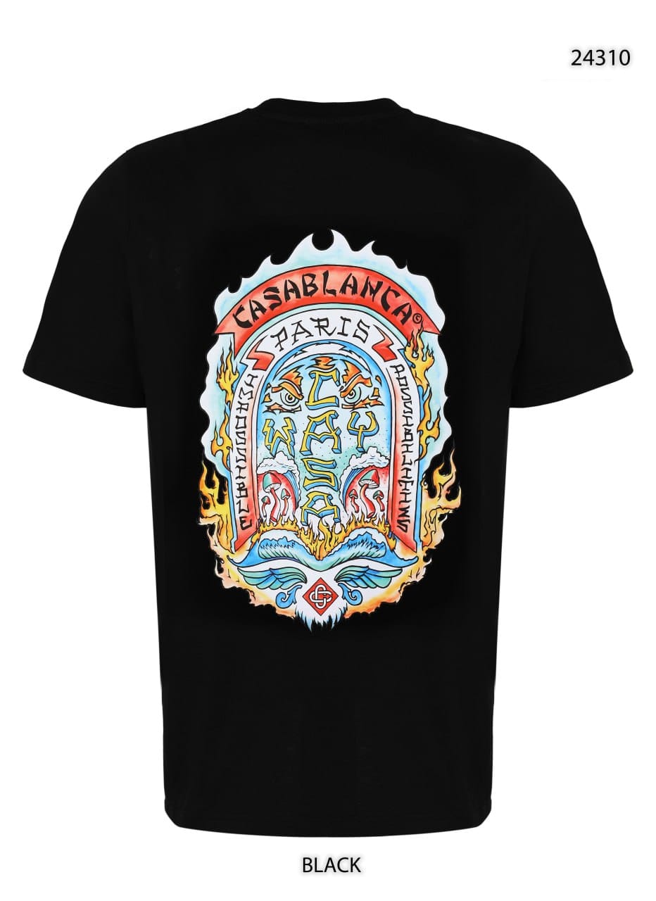 CASABLANCA TSHIRT | Black - Afbeelding 2