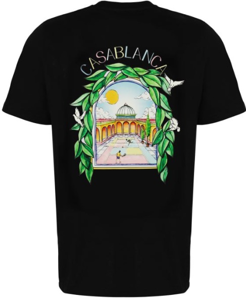 CASABLANCA TSHIRT | Black