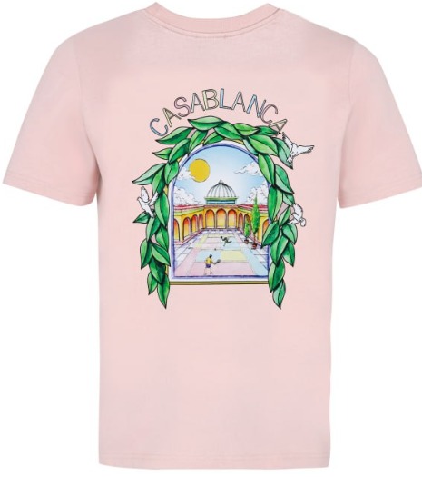 CASABLANCA TSHIRT | Pink