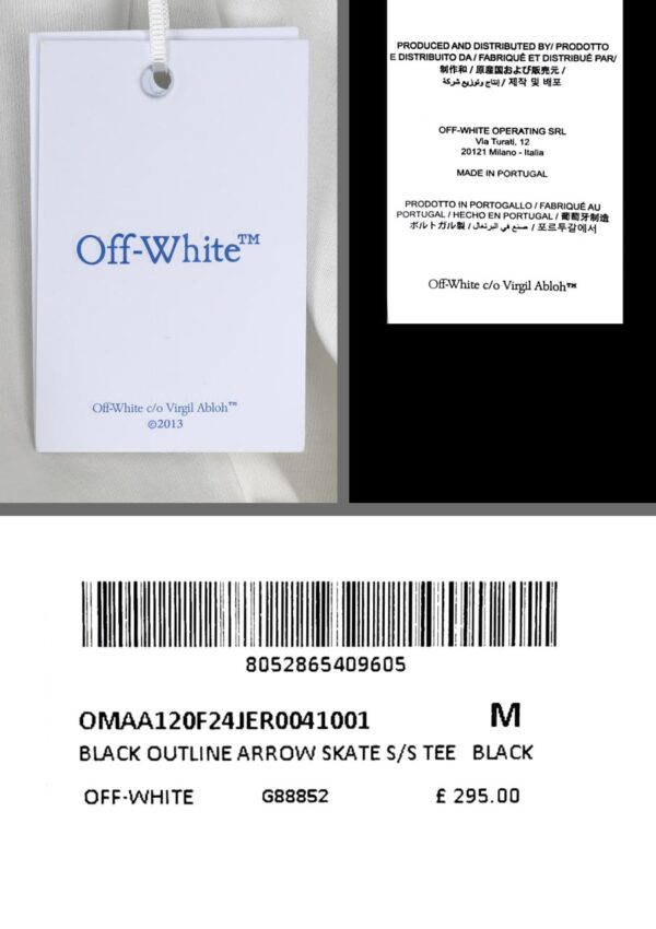 OFF WHITE TSHIRT | Black