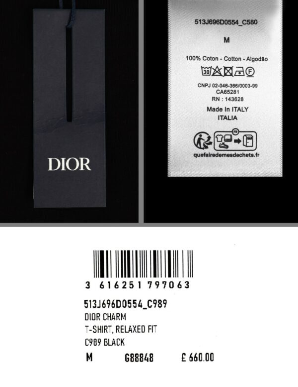 DIOR TSHIRT | Black